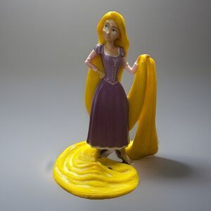 Disney Rapunzel Tangled Figure Long Hair Base DecoPac Cake Topper 2010